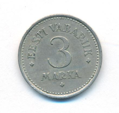Эстония 3 марки, 1922 (3 марки Эстония. 1922)