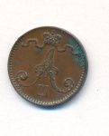 1 пенни 1888 г. Для Финляндии (Александр III). (1 пенни. 1888)