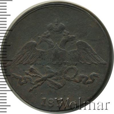 5 копеек 1831 г. СМ. Николай I. Сузунский монетный двор (5 копеек 1831г. СМ. Cu. Ильин - 1 рубль, Петров - 0,5 рублей)