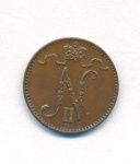 1 пенни 1898 г. Для Финляндии (Николай II). (1 пенни. 1898)