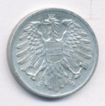 Австрия 2 гроша, 1952 (2 гроша. Австрия. 1952)