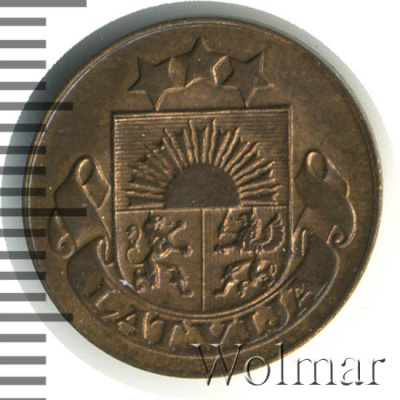 Латвия 1 сантим, 1928 (1 сантим. Латвия 1928г. Br.)